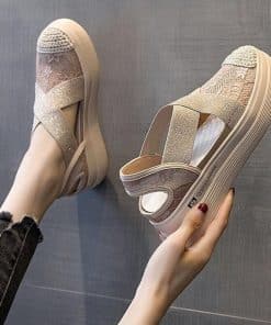 Hollow Fisherman Flat Canvas Breathable Cut Out Shallow Casual SneakersSandalsmainimage0Hollow-Fisherman-Female-Women-Flat-Canvas-Shoe-Spring-Summer-Breathable-Cut-Out-Shallow-Slip-on-Casual