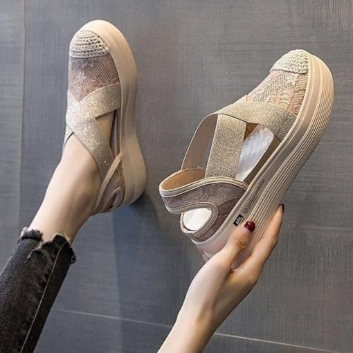 Hollow Fisherman Flat Canvas Breathable Cut Out Shallow Casual SneakersSandalsmainimage0Hollow-Fisherman-Female-Women-Flat-Canvas-Shoe-Spring-Summer-Breathable-Cut-Out-Shallow-Slip-on-Casual