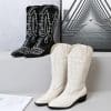 Women’ Mid Calf Cowboy Pointed Toe Western BootsBootsmainimage0Women-Mid-Calf-Western-Boots-Cowboy-Pointed-Toe-Knee-High-Pull-on-Boots-Ladies-2022-Fashion