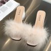 Women’s Summer Sexy Fur SlippersSandalsmainimage0Women-Slippers-Summer-2021-New-Fashion-Stiletto-Sandals-Open-Toe-High-Heel-Zapatillas-Mujer-Casa-Sapatos
