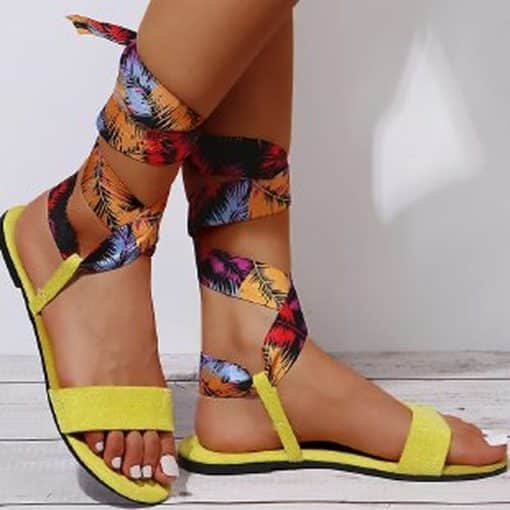 Women’s Cross-tied Ankle Strap Summer SandalsSandalsmainimage0Women-Summer-Sandals-Cross-tied-Ankle-Strap-Female-Open-Toes-Beach-Narrow-Band-Sexy-Sandal-Casual