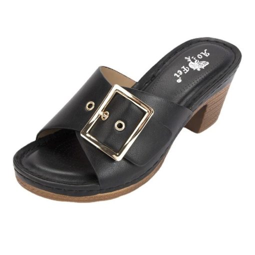 Women’s Mama Luxury Comfortable SandalsSandalsmainimage1CEYANEAO-Women-s-Mama-Shoes-Sandals-Women-2021-New-High-Heel-7cm-Heel-Muller-Sandals-Metal