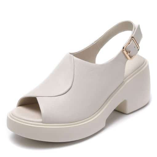 Open Toe Genuine Leather Thick Heel Casual Gladiator SandalsSandalsmainimage1GKTINOO-2022-Women-Sandals-Summer-Shoes-Open-Toe-Genuine-Leather-Thick-Heels-Handmade-Platform-Casual-Sandals