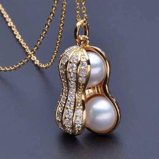 Peeled Peanut Pendant Pearl NecklaceJewelleriesmainimage1Peeled-Peanut-Pendant-Pearl-Necklace-Women-s-Fashion-Gold-Silver-Color-Party-Jewelry-Creative-Gift-Adjustable