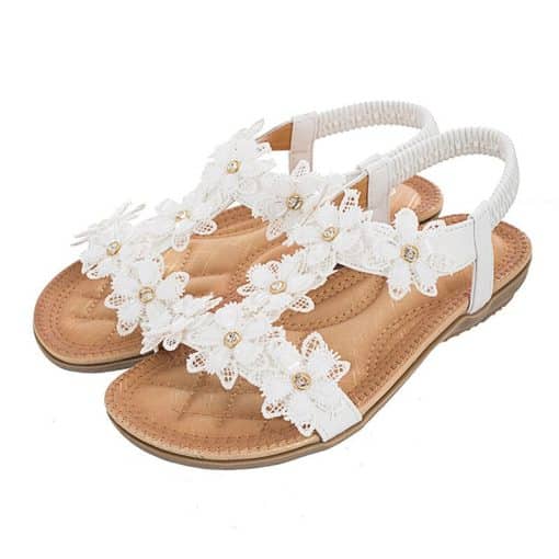 Women’s Comfortable Flat SandalsSandalsmainimage2BEYARNEComfortable-flat-sandals-women-big-size-summer-shoes-woman-bohemia-flowers-rhinestone-beach-ladies-shoes-thongs
