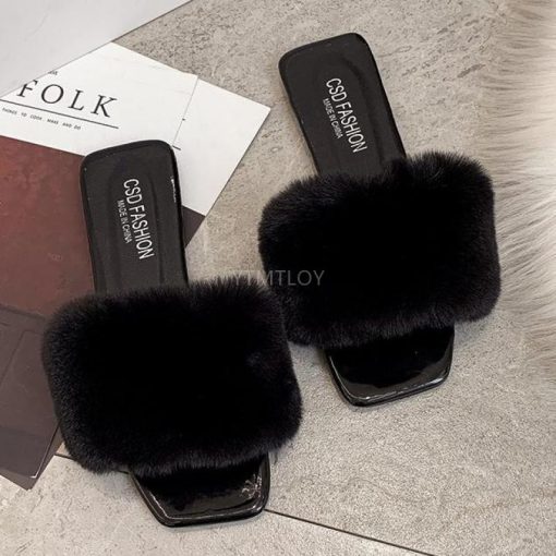 New Trendy Real Fox Fur SlippersSandalsmainimage2New-Arrival-Real-Fox-Fur-Slippers-Women-Fashion-Furry-Sliders-Natural-Fur-Indoor-Slides-Sapatos-Femininos