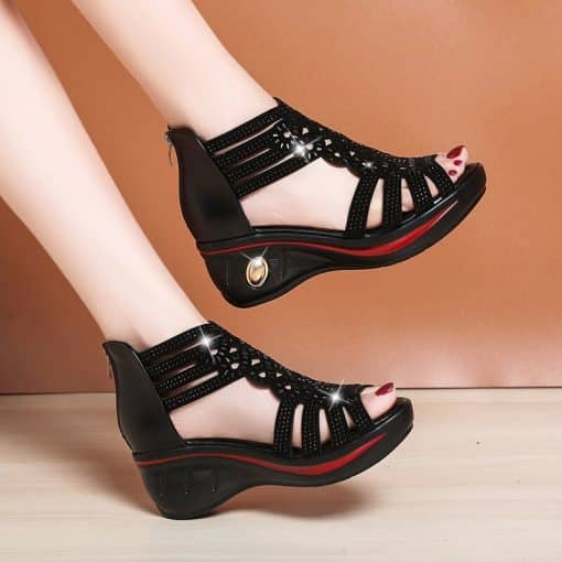 New Fashion Wedge SandalsSandalsmainimage2New-Fashion-Wedge-Sandals-Women-Summer-Shoes-Elegant-Ladies-Rome-Sandals-Brand-Female-Sandalias-Black-Wedge