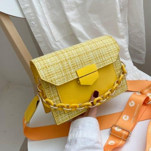Women’s New Trendy Wide Strap Shoulder Handbags – Miggon