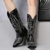 Women’ Mid Calf Cowboy Pointed Toe Western BootsBootsmainimage2Women-Mid-Calf-Western-Boots-Cowboy-Pointed-Toe-Knee-High-Pull-on-Boots-Ladies-2022-Fashion
