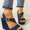 Women’s Wedge Platform Casual SandalsSandalsmainimage3Women-Wedges-Sandals-Summer-Blue-Platform-Sandals-Women-Casual-Shoes-High-Heel-Sandalias-V-F