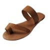 Women’s Solid Color Leather Comfortable Flat Flip Flop SandalsSandalsmainimage42021-Summer-Fashion-Women-s-Solid-Color-Leather-Comfortable-Flat-Flip-Flop-Sandals-Casual-Open-Toe