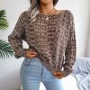 New Women Fall Winter Fashion Off Shoulder Knitted Loose SweatersTopsmainimage42022-New-Women-Fall-Winter-Fashion-Colorful-Twist-Long-Sleeve-Off-Shoulder-Knit-Loose-Sweater-For