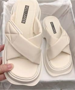 Fashion Concise Women’s Comfortable Soft SandalsSandalsmainimage4Fashion-Concise-Women-Sandals-Flats-Platforms-Casual-Comfortable-Soft-Genuine-Leather-Shoes-Woman-Summer-2022-New-1