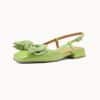 New Women’s Summer Butterfly Knot SandalsSandalsmainimage52022-New-Women-Sandals-Summer-Green-Beige-Thick-Slippers-Fashion-Party-Bow-Lolita-Flats-Women-Mules