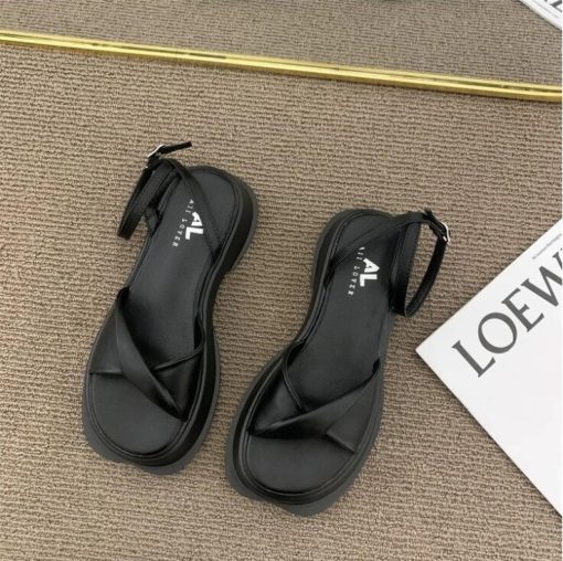 New French Fashion Summer Mid-Heel SandalsSandalsvariantimage0French-High-heeled-Niche-Fairy-Shoes-2022-NEW-Fashion-New-Summer-Mid-heel-Yellow-Thick-heeled