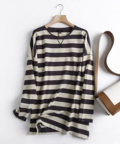 Women’s High Quality Striped SweatshirtTopsvariantimage0Tangada-Women-High-Quality-Striped-Print-Sweatshirts-Oversize-Long-Sleeve-O-Neck-Loose-Pullovers-Female-Tops