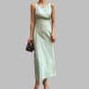 New Fashion Elegant Sleeveless DressDressesvariantimage12022-New-arrival-Fashion-Elegant-Sleeveless-Dress-For-Women-O-Neck-Sleeveless-High-Waist-Summer-Solid