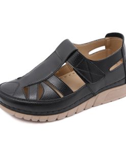 Hollow Out Cool Mom ShoesSandalsvariantimage1BEYARNE-Europe-and-the-United-States-single-shoes-car-wedges-lightsome-hollow-out-cool-mom-fall