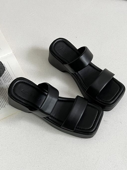 New Designer Platform SlippersSandalsvariantimage1New-Designer-Platform-Slippers-Chunky-Square-Toe-Women-Shoes-2022-Summer-Brand-Pumps-Fad-Sandals-Ladies