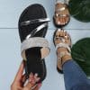 Summer New Women’s Fashion SlippersSandalsvariantimage22022-Summer-New-Women-s-Fashion-Gold-Silver-Patent-Leather-Flat-Heel-Sandals-Bling-Rhinestone-Narrow