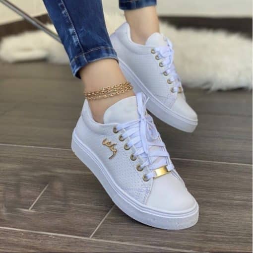 Women’s Breathable PU Leather Platform SneakersFlatsvariantimage2DOGHC-2022-NEW-Shoes-For-Girls-Autumn-Women-Sneakers-Flat-Breathable-PU-Leather-Platform-White-Shoes