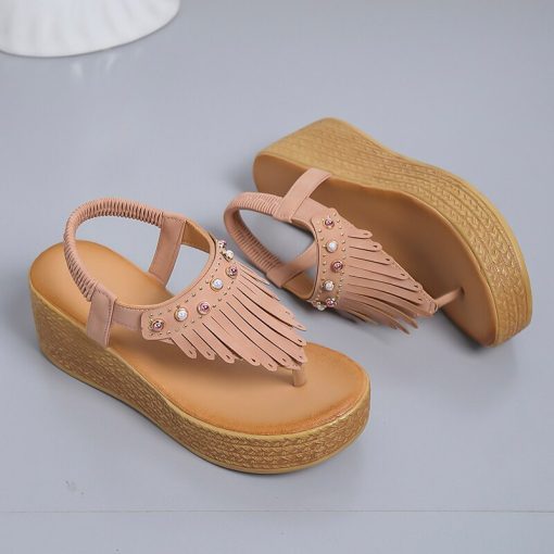 Women’s Fashion Wedge SandalsSandalsvariantimage2Fashion-Wedge-Sandals-for-Women-Summer-2022-Casual-Non-slip-Peep-Toe-Platform-Shoes-Rubber-Sole
