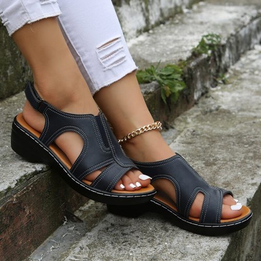 New Summer Women’s Wedge Premium Orthopedic SandalsSandalsvariantimage2NEW-Summer-Women-Wedges-Premium-Orthopedic-Sandalswomen-Vintage-Anti-Slip-Leather-Casual-Female-Platform-Retro-Shoes