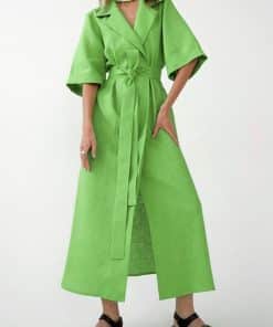 Cotton Linen Long Wrap Summer DressDressesvariantimage2OOTN-Cotton-Linen-Long-Wrap-Summer-Dresses-Woman-Belt-Lace-Up-Notched-Office-Women-Dress-A