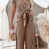 Women’s Summer Casual Fashion V Neck Rompers JumpsuitsSwimwearsvariantimage3Loose-Jumpsuit-for-Women-Summer-Casual-Beach-Style-Fashion-V-Neck-Rompers-Short-Sleece-Belted-Mid