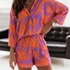 Two Piece Set Female Casual OutfitsDressesvariantimage3Print-Shorts-Suits-Woman-Vintage-Long-Sleeve-Shirt-And-Short-Pants-Suit-Two-Piece-Set-Female