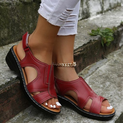 New Summer Women’s Wedge Premium Orthopedic SandalsSandalsvariantimage4NEW-Summer-Women-Wedges-Premium-Orthopedic-Sandalswomen-Vintage-Anti-Slip-Leather-Casual-Female-Platform-Retro-Shoes