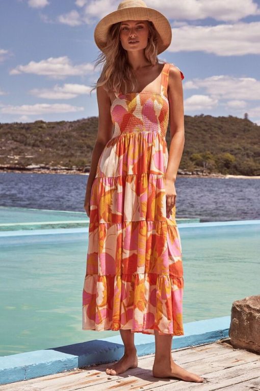 Women’s Trendy Sexy Summer Floral Maxi Long DressDressesvariantimage4Summer-Dress-2022-Floral-Vestidos-Mujeres-Sexy-Maxi-Dress-Long-Pleated-Dresses-Backless-Robe-Femme-Robe