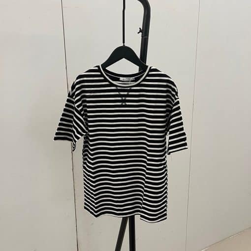Summer Short Sleeve Striped T-Shirts – Miggon