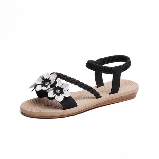 Women’s Summer Flat Comfortable Sexy SandalsSandalsSummer-Shoes-Woman-Sandals-Elastic-ankle-strap-Flat-Sandalias-Mujer-2022-Flowers-Gladiator-Beach-Sandals-Ladies.jpg_640x640