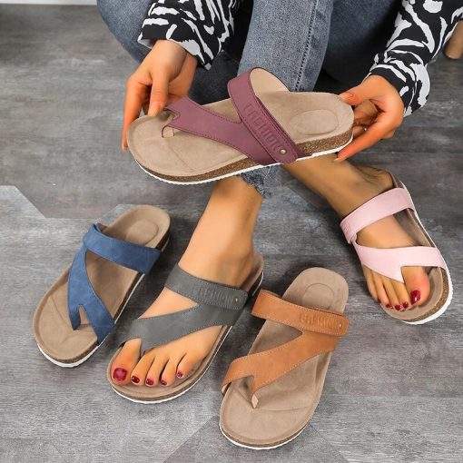 Women’s New Trendy Comfortable Fashion SlippersSandalsTrendy-Shoes-Women-Summer-2022-New-Casual-Flats-Sport-Slippers-Fad-Designer-Beach-Flip-Flops-Slides.jpg_Q90.jpg_