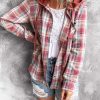 Women’s Hooded Button Up Plaid ShirtsTopsmainimage02022-Autumn-Plaid-Shirt-Women-Hooded-Button-Up-Shirt-Female-Ladies-Loose-Checkered-Shirt-For-Women