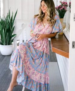 Cotton Floral Print Vintage Maxi Long DressDressesmainimage0Cotton-Floral-Print-Maxi-Dress-Vintage-Chic-Patchwork-Boho-Summer-Women-Dress-Holiday-Sexy-Ladies-Woman