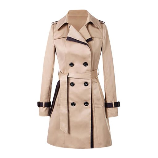 Women’s Spring Autumn Slim Sexy Trench CoatsTopsmainimage0Spring-Autumn-Trench-Coats-Women-Slim-Double-Breasted-Ladies-Trench-Coat-Long-Women-Windbreakers-Large-Size