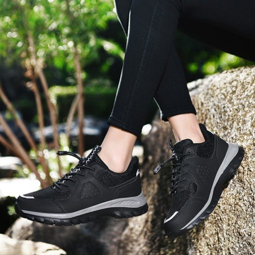 Fashion Couple Casual Outdoor Lace Up Flat SneakersFlatsmainimage1Fashion-Couple-Casual-Shoes-Outdoor-Lace-Up-Flats-Sneakers-Comfortable-Walking-Sneakers-Women-Lace-Up-Breathable