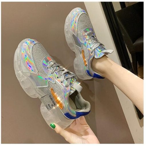 Women’s Trendy Fashion Transparent SneakersFlatsmainimage32020-Trend-Women-Transparent-Sneakers-Harajuku-Platform-Woman-Shoes-Laser-Jelly-Casual-Shoes-Shining-Shoes-vulcanization