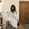 Women’s Oversized Korean Fashion Sweater TopsTopsmainimage4spring-autumn-Solid-Simple-oversized-tshirt-harajuku-long-T-Shirt-Women-kawaii-T-shirts-Women-90s