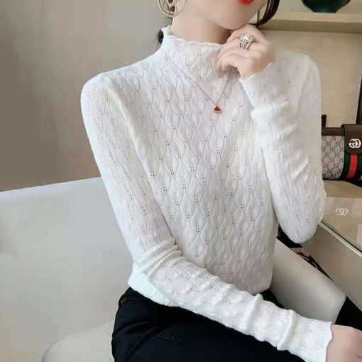 Women’s Autumn Winter Pullover Turtleneck SweatersTopsmainimage5Autumn-Winter-Pullover-Turtleneck-Women-Sweaters-2021-Cashmere-Warm-Slim-Tops-Sweater-Knitted-Jumper-Solid-Soft