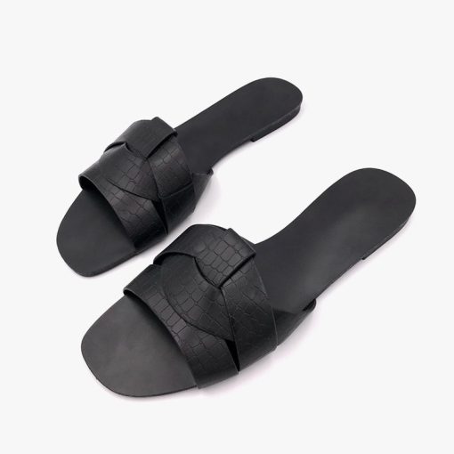 Women’s Outdoor Summer Fashion SlippersSandalsvariantimage0Women-Outdoor-Summer-Sandals-2021-Ladies-Beach-Slide-Flip-Flops-Fashion-PU-Leather-Open-Toe-Female