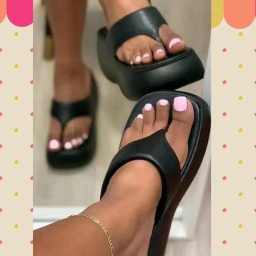 Women’s Platform Wedge Comfortable SlippersSandalsvariantimage0Women-Slippers-Platform-Wedges-Flip-Flops-Summer-Casual-Cozy-Slides-Designer-Beach-Dress-Sandals-2022-Fashion