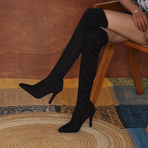 Women’s Over-the-knee Luxury Long BootsBootsvariantimage0Women-s-Over-the-knee-Boots-Winter-Fashion-Leopard-Stiletto-Point-toe-High-Boot-Female-Plus