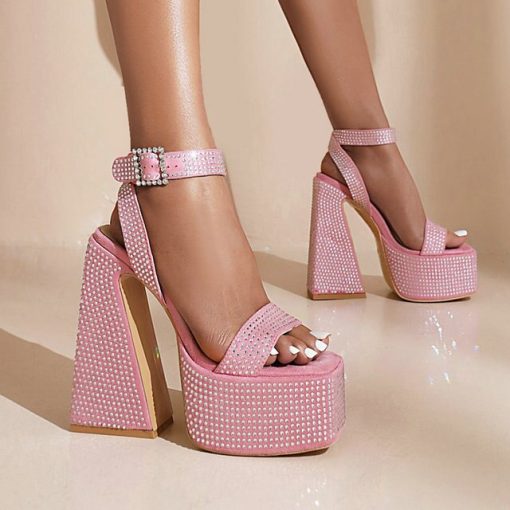 Women’s Platform Hoof High Heel Fashion Crystal SandalsSandals2022-Fashion-Crystal-Women-Sandals-Platform-Hoof-High-Heel-Sandals-Buckle-Party-Ladies-Shoes-Black-Pink.jpg_640x640-1