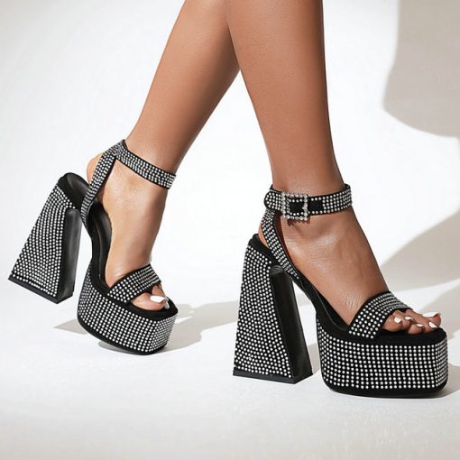 Women’s Platform Hoof High Heel Fashion Crystal SandalsSandals2022-Fashion-Crystal-Women-Sandals-Platform-Hoof-High-Heel-Sandals-Buckle-Party-Ladies-Shoes-Black-Pink.jpg_640x640