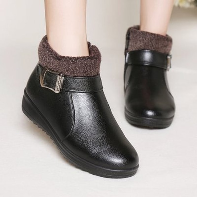 Women’s Winter Casual Platform Ankle Boots – Miggon