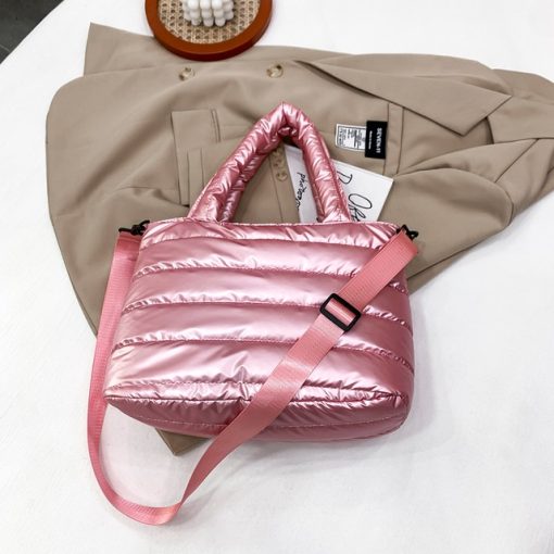 Fashion Nylon Padded Large Capacity HandbagsHandbagsFashion-Nylon-Padded-Handbags-Female-Large-Capacity-Top-Handle-Bags-Solid-Color-Crossbody-Bags-Winter-Down.jpg_640x640-2