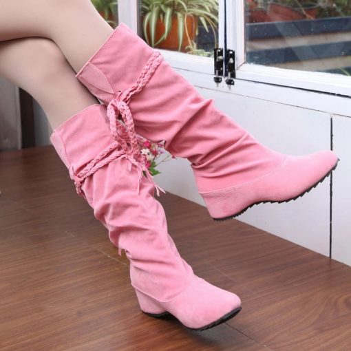 Women’s Tassel Fashion Long BootsBootsPlus-Size-Women-s-Boots-40-43-Size-Extra-Large-Size-Rope-Braided-Frosted-Inner-Increase.jpg_Q90.jpg_-1